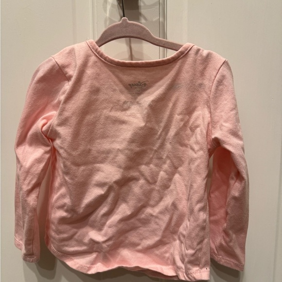 Disney 2T Pink Girls Winter Princess Long Sleeve Top Blouse - Picture 4 of 4